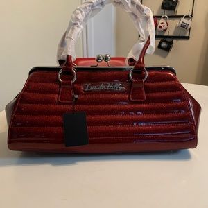 Red Sparkle Luc De Ville Purse